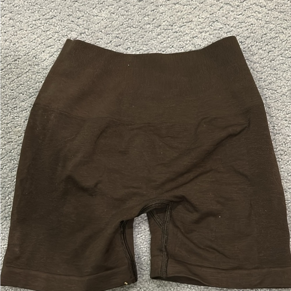 Alphalete Women's Dark Brown Athletic Shorts